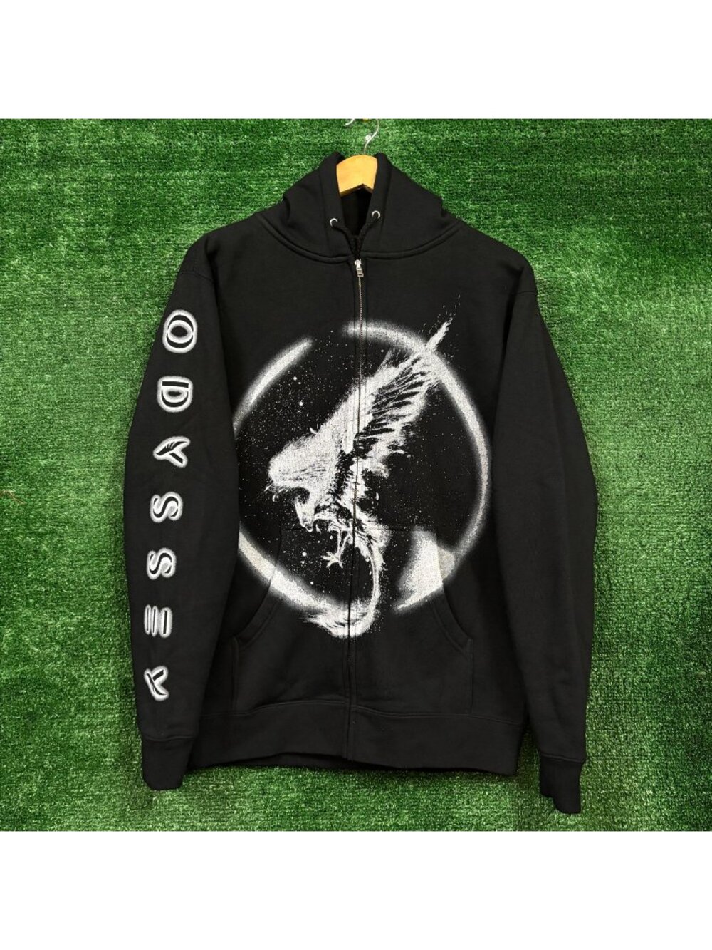 DJ Illenium Odyssey Album Zip-Up Hoodie Size Small